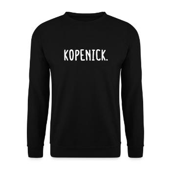 Köpenick Berlin Bezirk Fancy - Unisex Pullover - Schwarz - Vorne - Alina (178cm) & Michal (187cm)