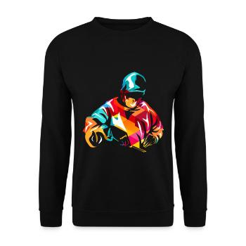 Nervenstarker Neurochirurg Operationssaal - Unisex Pullover - Schwarz - Vorne - Alina (178cm) & Michal (187cm)