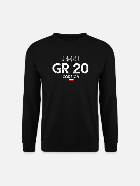 I did it GR 20 hiking trekking corsica rando GR 20 - Unisex Pullover - Schwarz