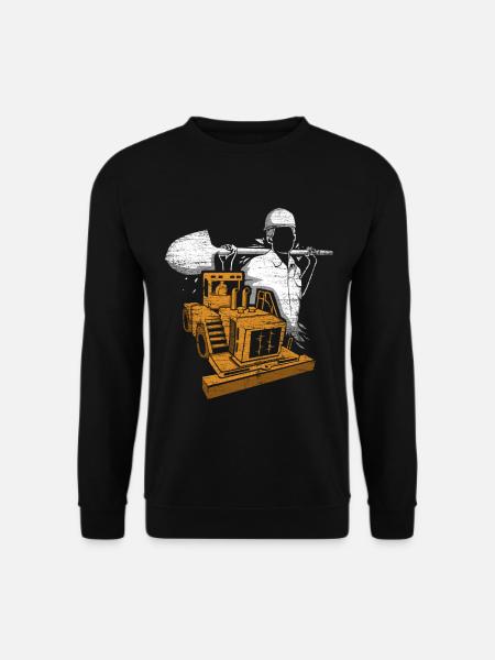 Fleißiger Straßenbauer Tiefbau - Unisex Pullover - Schwarz