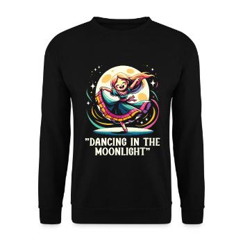 Songtexte Musikliebhaber Songwriter Musikfestival - Unisex Pullover - Schwarz - Vorne - Alina (178cm) & Michal (187cm)