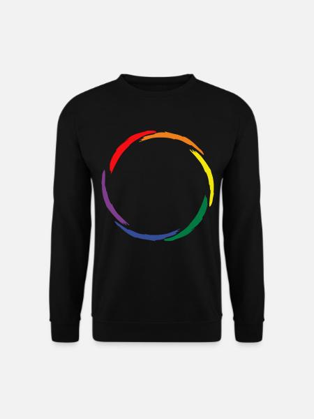 Kreis Symbol Homosexualität LGBT - Unisex Pullover - Schwarz