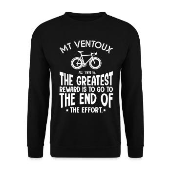 Fahrrad Ventoux Geschenk Papa Fahrrad Radfahrer - Unisex Pullover - Schwarz - Vorne - Alina (178cm) & Michal (187cm)