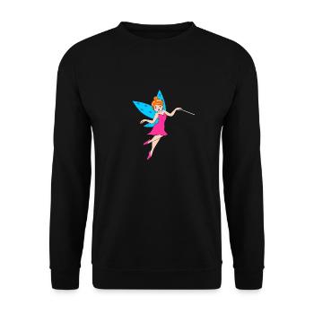 Fairy Fee - Unisex Pullover - Schwarz - Vorne - Alina (178cm) & Michal (187cm)