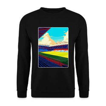 Affiche de voyage souvenir du stade de Selhurst Park WPA - Sweat-shirt Unisexe - noir - Devant - Alina (178cm) & Michal (187cm)
