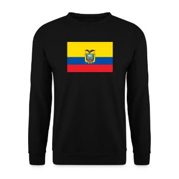 Ecuador - Unisex Pullover - Schwarz - Vorne - Alina (178cm) & Michal (187cm)