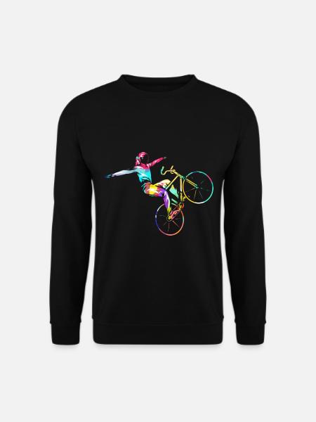Flinker Kunstradfahrer Hallenturnier - Unisex Pullover - Schwarz