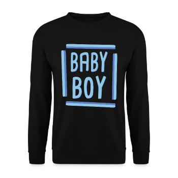 Junge - Unisex Pullover - Schwarz - Vorne - Alina (178cm) & Michal (187cm)