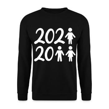 Familie 2021-2022 - Unisex Pullover - Schwarz - Vorne - Alina (178cm) & Michal (187cm)