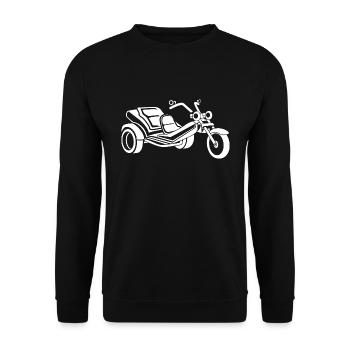 Trike Triker - Unisex Pullover - Schwarz - Vorne - Alina (178cm) & Michal (187cm)