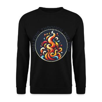 Songtexte Musikliebhaber Songwriter Musikfestival - Unisex Pullover - Schwarz - Vorne - Alina (178cm) & Michal (187cm)