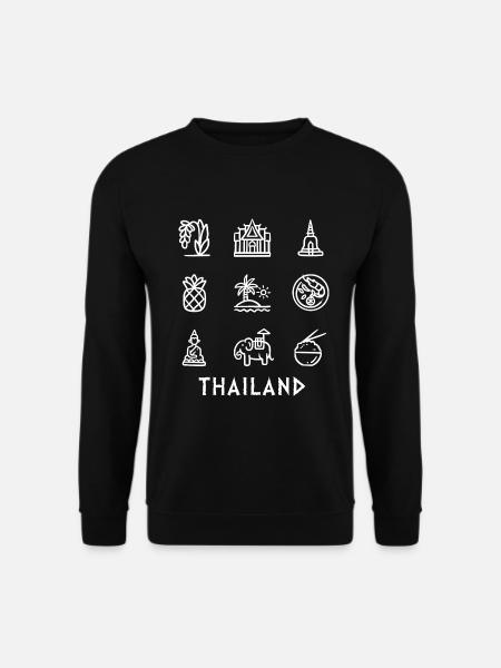 Tropisches Thailand Strandparadies - Unisex Pullover - Schwarz