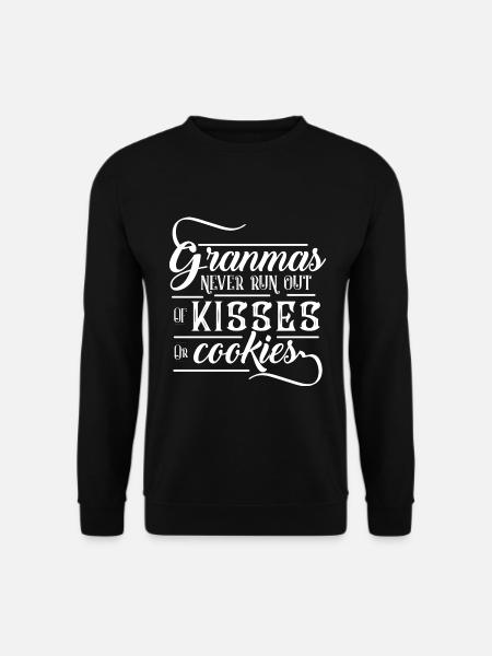 Verschmuste Omi Kaffeekränzchen - Unisex Pullover - Schwarz