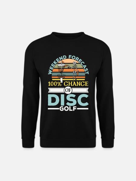 100% Chance auf Scheibengolf Frolf Freizeit-Werfer - Unisex Pullover - Schwarz