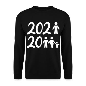 Familie 2021-2022 - Unisex Pullover - Schwarz - Vorne - Alina (178cm) & Michal (187cm)