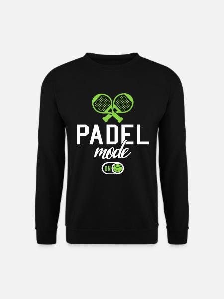 Padel Mode On Padel-Tennis Padelspieler - Unisex Pullover - Schwarz