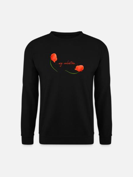 my valentine Valentin - Unisex Pullover - Schwarz