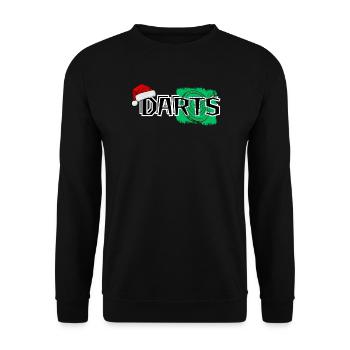Darts - Unisex Pullover - Schwarz - Vorne - Alina (178cm) & Michal (187cm)