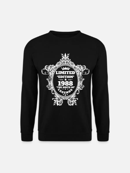 1988 - Unisex Pullover - Schwarz