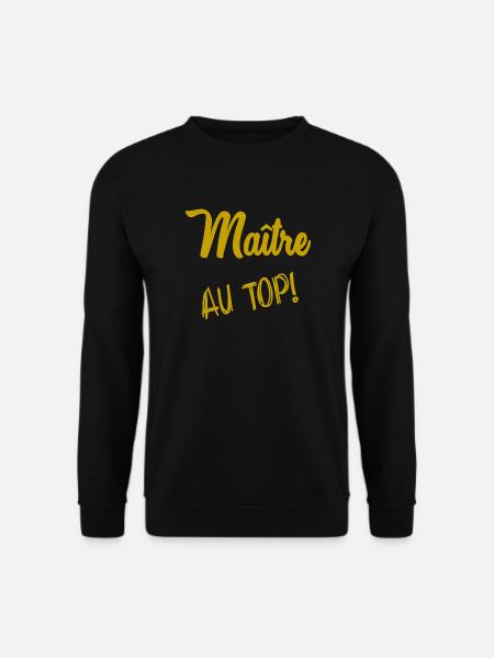 MASTER. MASTER - Unisex Sweatshirt - black