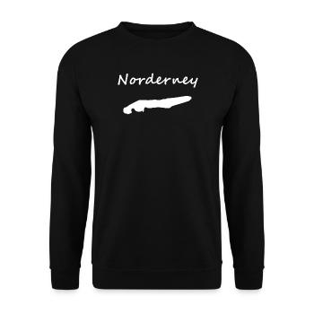 Norderney - Unisex Pullover - Schwarz - Vorne - Alina (178cm) & Michal (187cm)