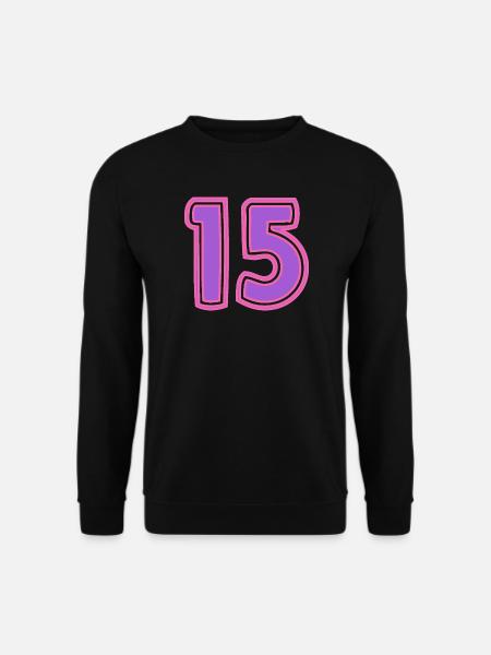 15. 15 JAHRE. 15-JÄHRIGES JUBILÄUM. 15-JÄHRIGES JUBILÄUM. - Unisex Pullover - Schwarz