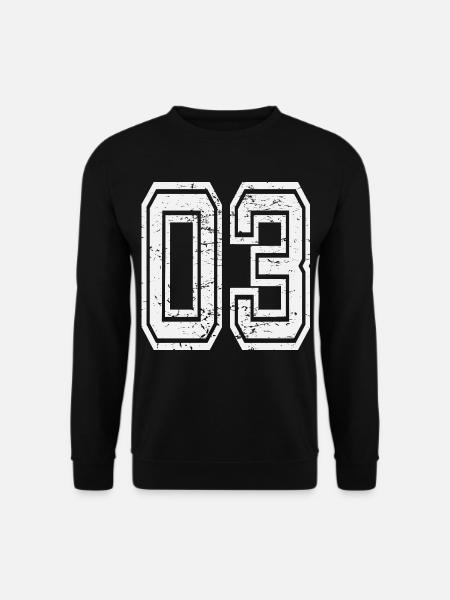 03 Afyon used look weiß - Unisex Pullover - Schwarz