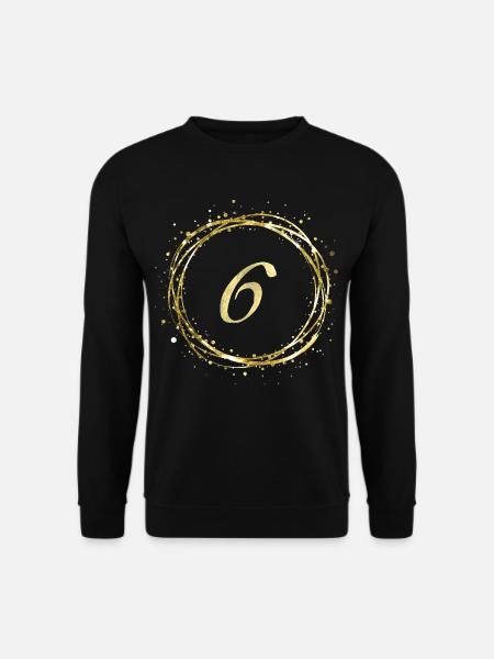 6 - Unisex Pullover - Schwarz