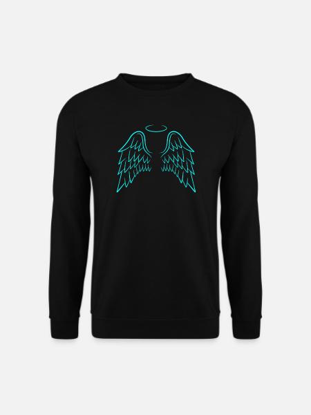 Engelsflügel Flügel Engel - Unisex Pullover - Schwarz
