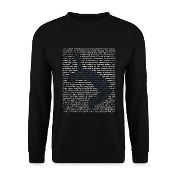 Freerunning Parkour Geschenk - Unisex Pullover - Schwarz - Vorne - Alina (178cm) & Michal (187cm)