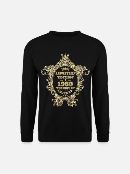 1980 - Unisex Pullover - Schwarz