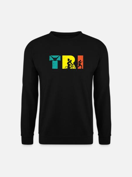 Triathle Triathle Triathlon - Unisex Pullover - Schwarz