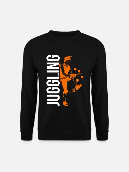 Witziger Jongleur Kindergeburtstag - Unisex Pullover - Schwarz