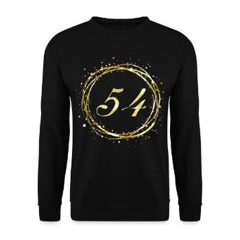 54 - Unisex Pullover - Schwarz - Vorne - Alina (178cm) & Michal (187cm)