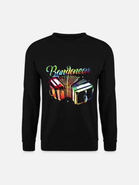 Sehnsuchtsvoller Bandoneon Tangoabend - Unisex Pullover - Schwarz
