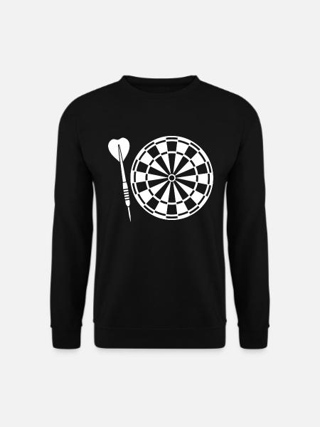 Dart playerDarter Dart Darten - Unisex Pullover - Schwarz