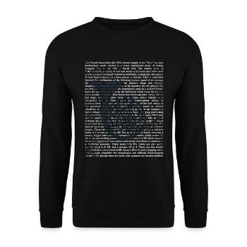 Strahlendes Waldhorn Orchesterklang - Unisex Pullover - Schwarz - Vorne - Alina (178cm) & Michal (187cm)