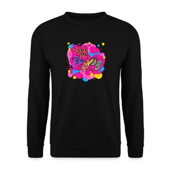 Spoil the Tea - Calypso Blous - Unisex Pullover - Schwarz - Vorne - Alina (178cm) & Michal (187cm)