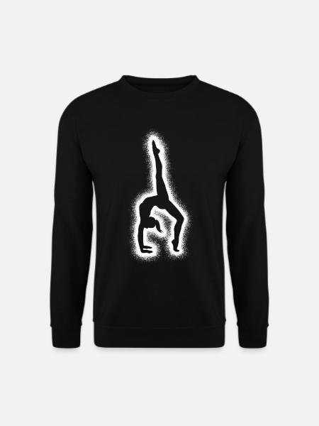 Turnerin Gymnastik Handstand Kinder Turnen Damen - Unisex Pullover - Schwarz