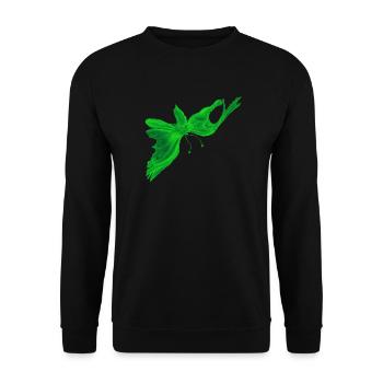 GreenLightButterfly Fantasy - Unisex Pullover - Schwarz - Vorne - Alina (178cm) & Michal (187cm)