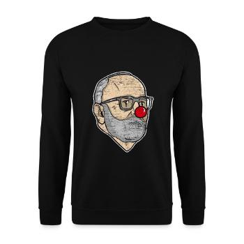 Standhafter Politiker Timmermans - Unisex Pullover - Schwarz - Vorne - Alina (178cm) & Michal (187cm)