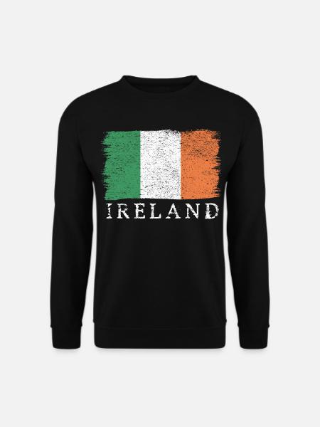 Irland Irische Flagge Irlandflagge - Unisex Pullover - Schwarz