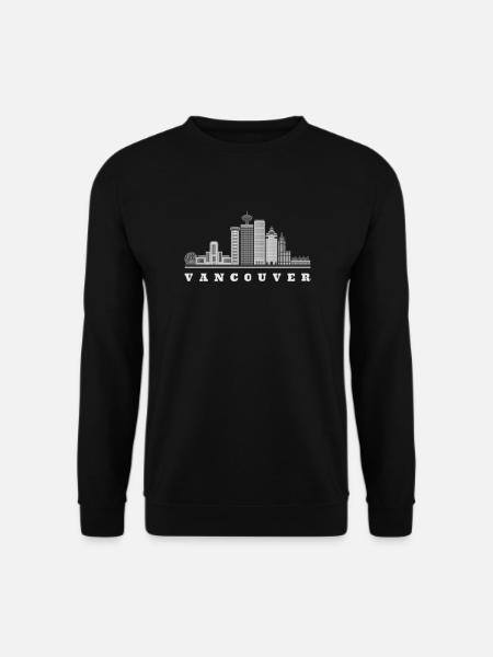 Vancouver Skyline Canada - Sweat-shirt Unisexe - noir