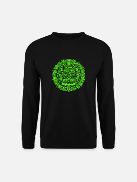 Techno Music Logo - Unisex Sweatshirt - black
