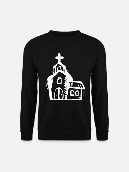 Kirche - Unisex Pullover - Schwarz