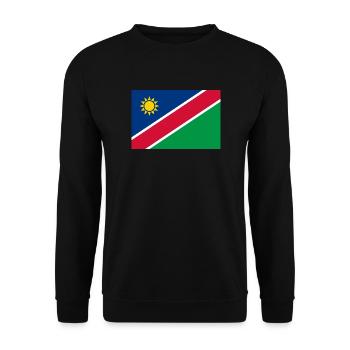 Namibia - Unisex Pullover - Schwarz - Vorne - Alina (178cm) & Michal (187cm)