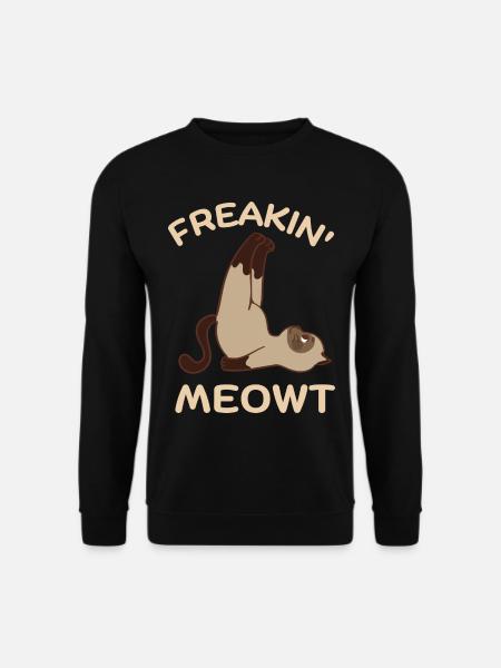 Freakin Meowt - Unisex Pullover - Schwarz
