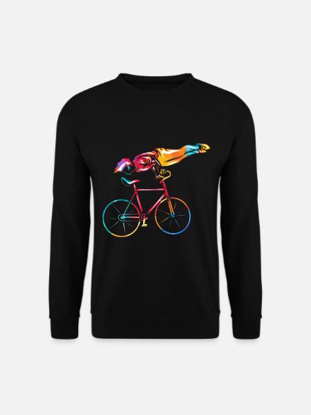 Eleganter Kunstradfahrer Wettkampf - Unisex Pullover - Schwarz