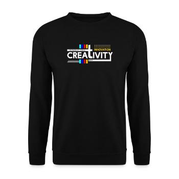 Internationale Kreativität und Innovation 2 - Unisex Pullover - Schwarz - Vorne - Alina (178cm) & Michal (187cm)