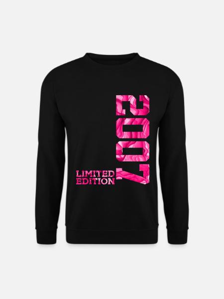 19. GEBURTSTAG PINK LIMITED EDITION 2007 - Unisex Pullover - Schwarz